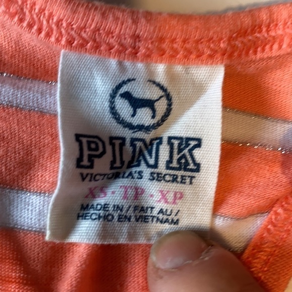 XS Orange White Silver Racerback Tank VS Pink - Picture 6 of 7